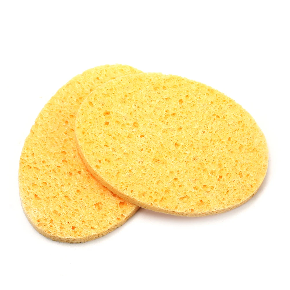 2Pcs ace Wash Cleansing Sponge Beauty Makeup Tools Accessories Round