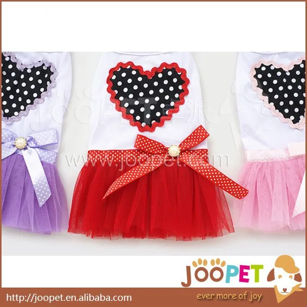 Платье для собак с принтом в виде сердца, размер XS, M, L, XL, летняя одежда для собак, костюм для собак, одежда для девочек, продукты для животных