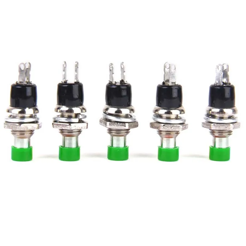

10 X Mini Switch without reset lock Green