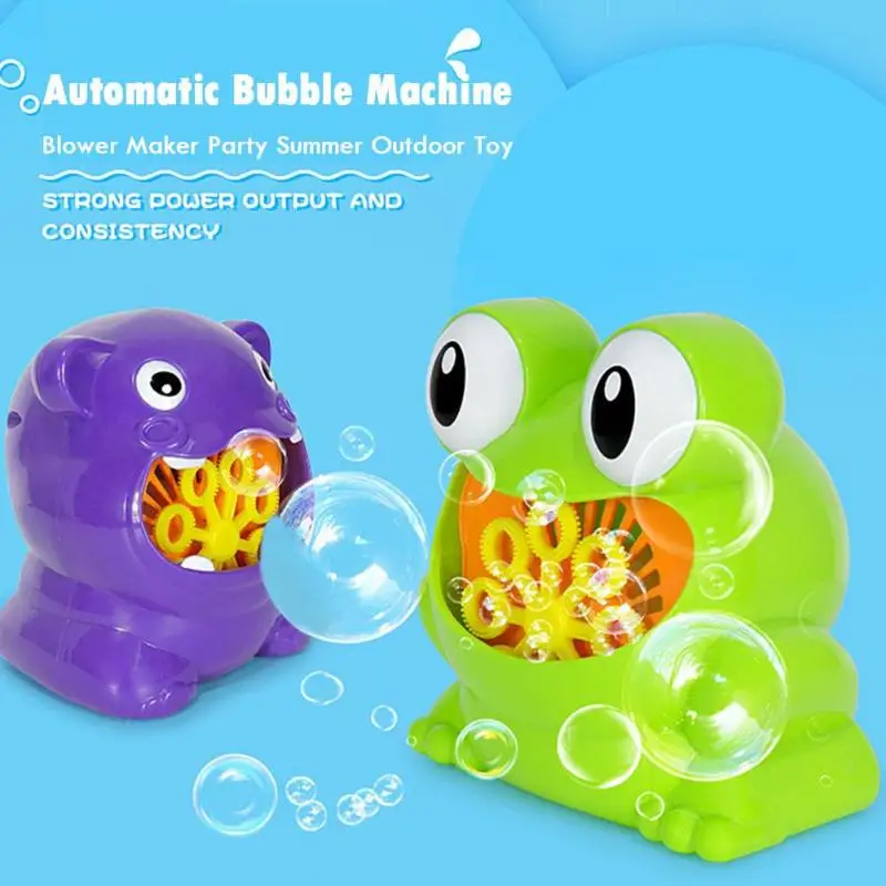 Дети автоматическая машина для пузырей воздуходувка дети мультфильм Животные Электрический пузырь, делая игрушки забавные детские