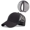 2022 Ponytail Baseball Cap Messy Bun Hats For Women Washed Cotton Snapback Caps Casual Summer Sun Visor Female Outdoor Sport Hat ► Photo 2/6