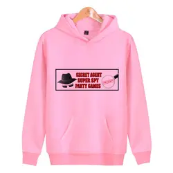 Секретный агент хлопковый пуловер мужская Толстовка 2019 Весна уличная боковая беговые толстовки с капюшоном Мужская Унисекс N8250