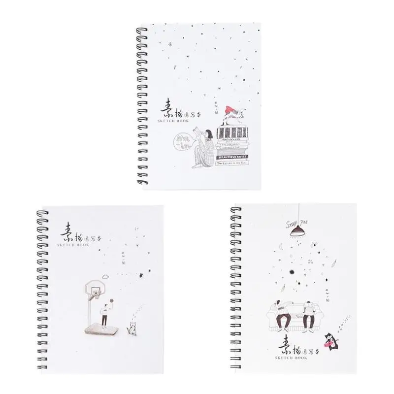 32 простыни Sketchbook 16 к бумага Рисование Живопись граффити эскиз записная