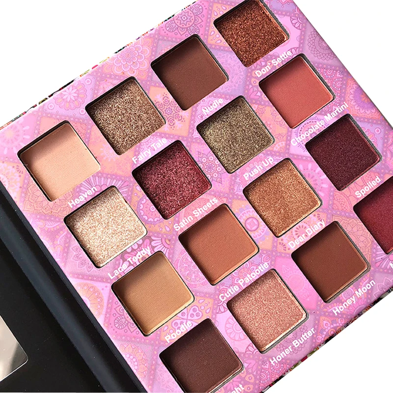 

ICYCHEER Professional Glitter Eyeshadow Palette Makeup Shimmer Shining Water Proof Metallic EyeShadow Cosmetic Eyeshadow Palette