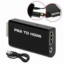 PS2 к HDMI аудио видео конвертер адаптер с 3 5 мм Выход плеер для