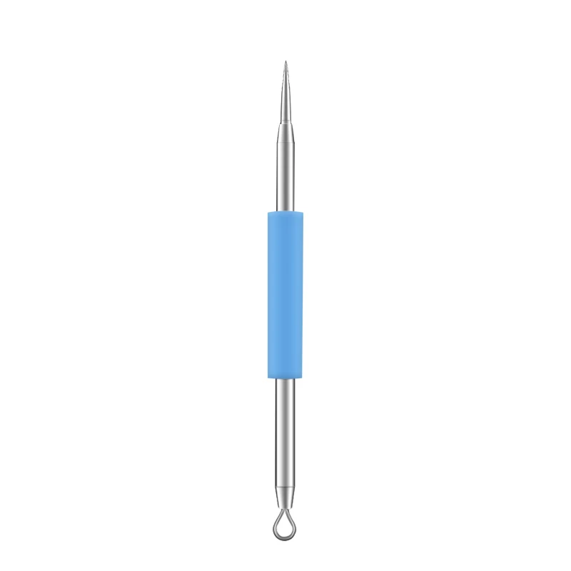 Silica Gel Blackhead Pimple Blemish Comedone Acne Extractor Remover Tool Set Kit Acne Treatment Black Deep Cleansing