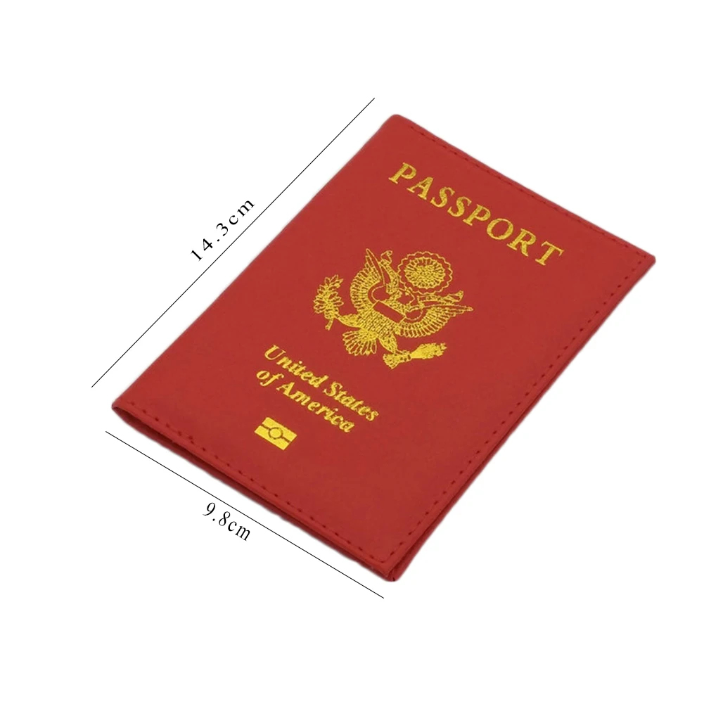 Новинка 2019 Обложка для паспорта из искусственной кожи в США розовая Женская