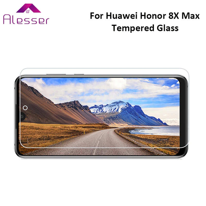 Алессер для Huawei Honor 8X Max Закаленное стекло Защитная пленка экрана стальные пленки