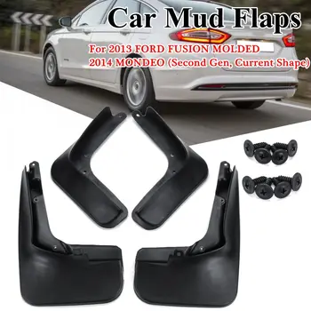 

Car Front Rear Mud Flap Fender Splash Guards Mudflaps Accessories For Ford Fusion/Mondeo Molded 2013-2018