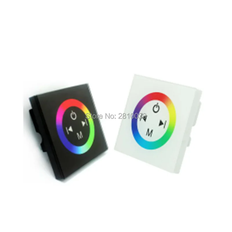 2 шт./лот полноцветный светодиодный контроллер DC 12 24 В led rgb Сенсорная панель 3