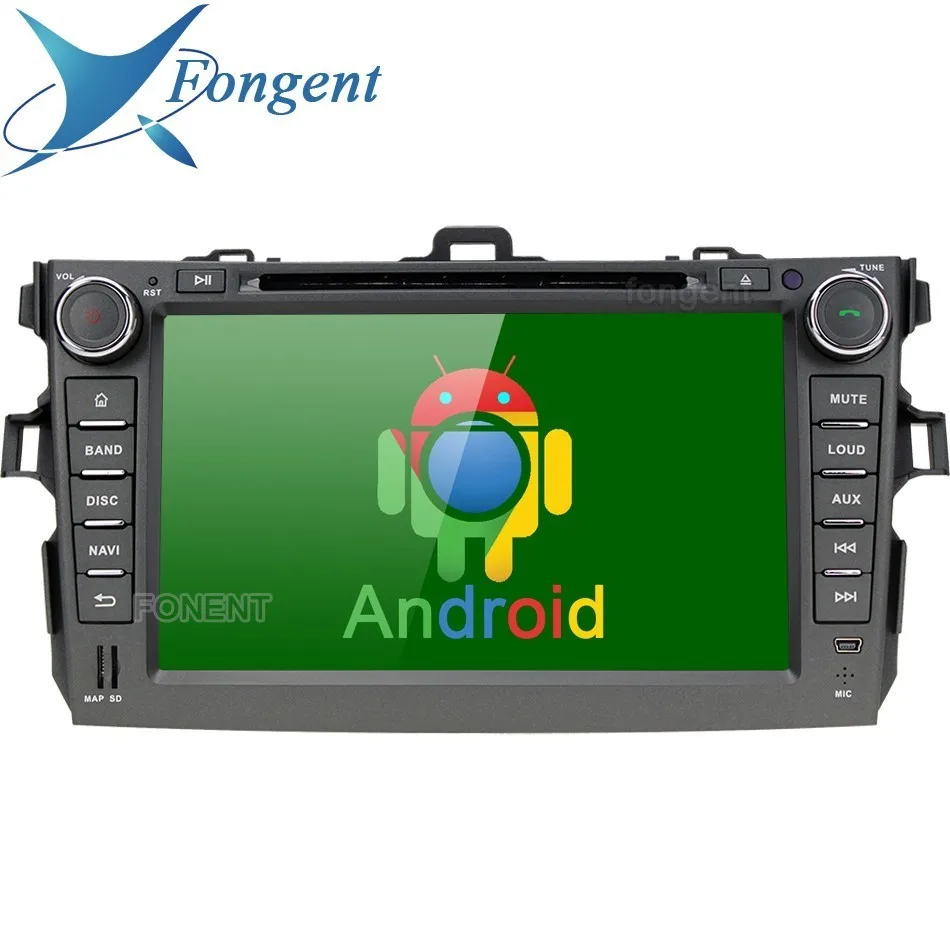 4G DSP ips Android 9,0 Автомобильный gps радио для Toyota corolla 2007-2011 DVD навигационный экран стерео Мультимедиа