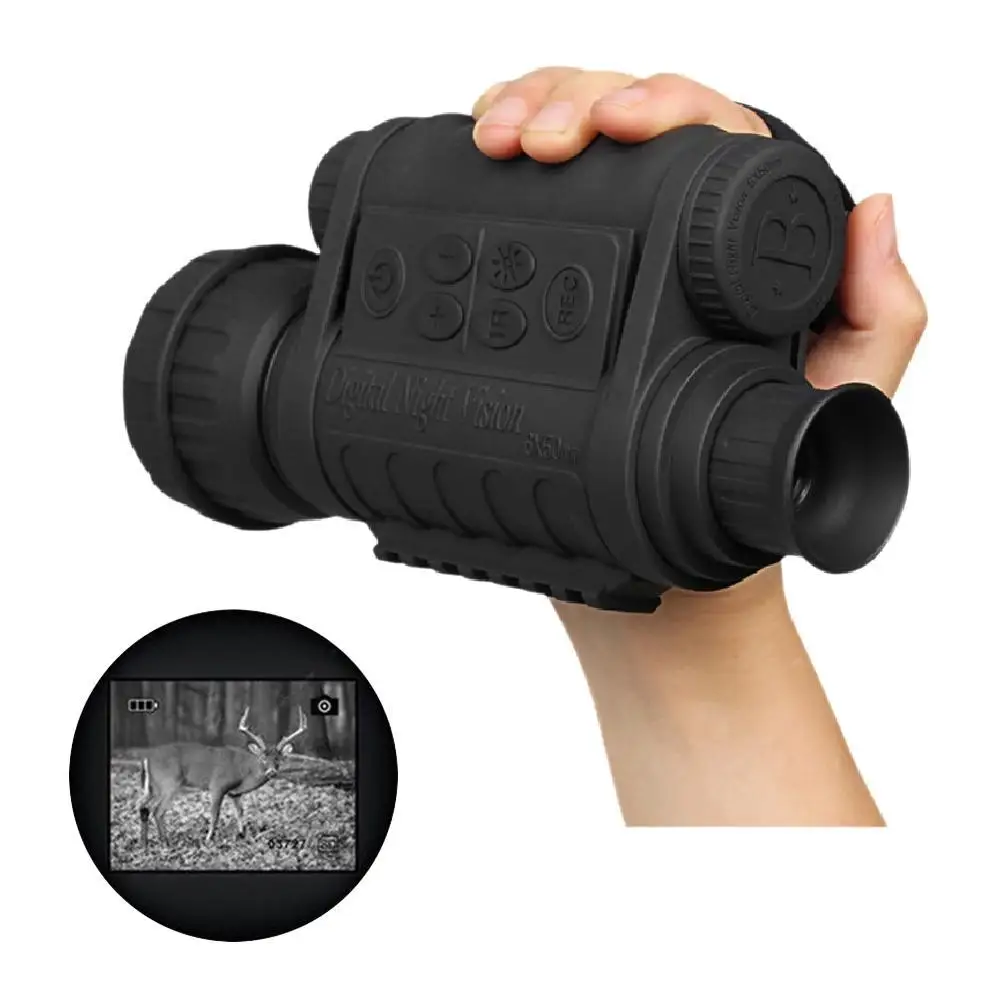 

Monocular Night 850NM HD Telescope Vision 5MP Vision Wildlife Infrared Camera IR Digital 6x50mm Bestguarder Hunting Night