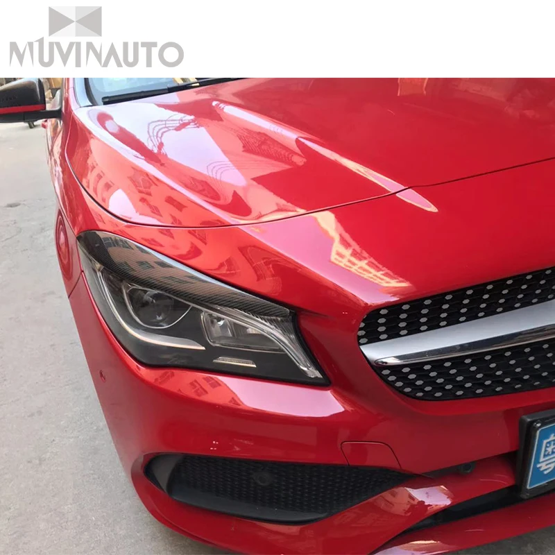 Для Benz CLA W117 лампа из углеродного волокна для бровей 180 200 220 260 углеродное волокно