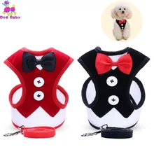 Small Dog Harness Nylon Breathable Puppy Dog Harness Vest Pet Walking Harnesses Vest And Leash Set For Chihuahua Small Dogs