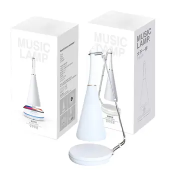 

Dimmer LED Night Lights With Bluetooth Speaker Table Desk Lamp Cordless Outdoor Camping Lamps Rechargeable USB Power Desk Lamps