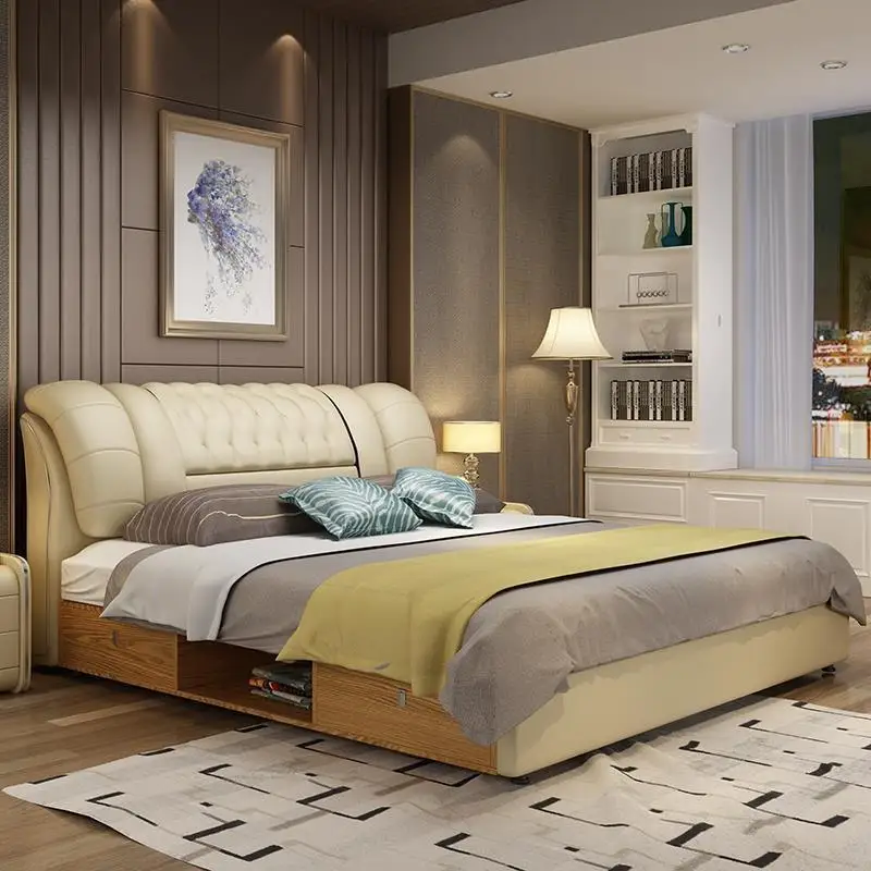 Home Kids Ranza Letto Set Tempat Tidur Tingkat Mobilya Literas Leather Cama Moderna bedroom Furniture Mueble De Dormitorio Bed