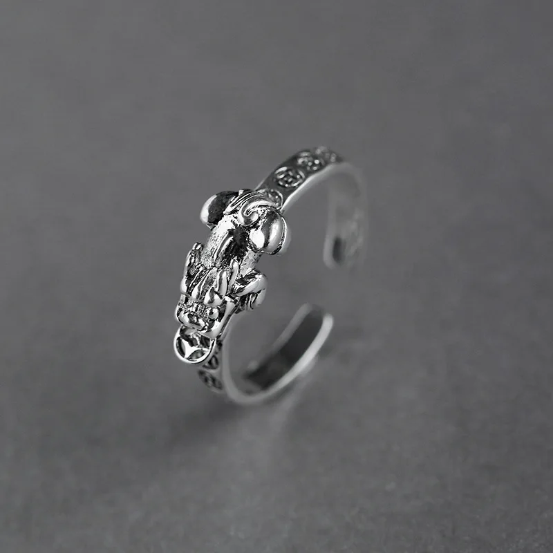 925 пробы серебряные глянцевые бусинки с широкой поверхностью женские кольца Unix элегантные Япония Корея открытый кольца из серебра 925 пробы, ювелирные изделия подарок