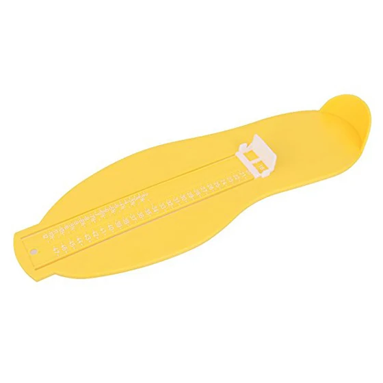 

Durable Plastic measuring tool for foot Rule for Measuring the Foot of Adult's Length-yellow