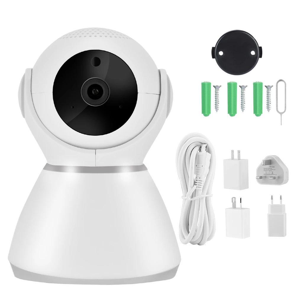 

1080P HD WiFi IP Camera Wireless Night Vision Pan Tilt Baby Monitor 100-240V