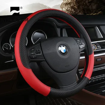 

Nile Auto Car 38CM Steering Wheel Cover Protector PU Leather Anti-skid Multi Color Car Steering Wheel Cover
