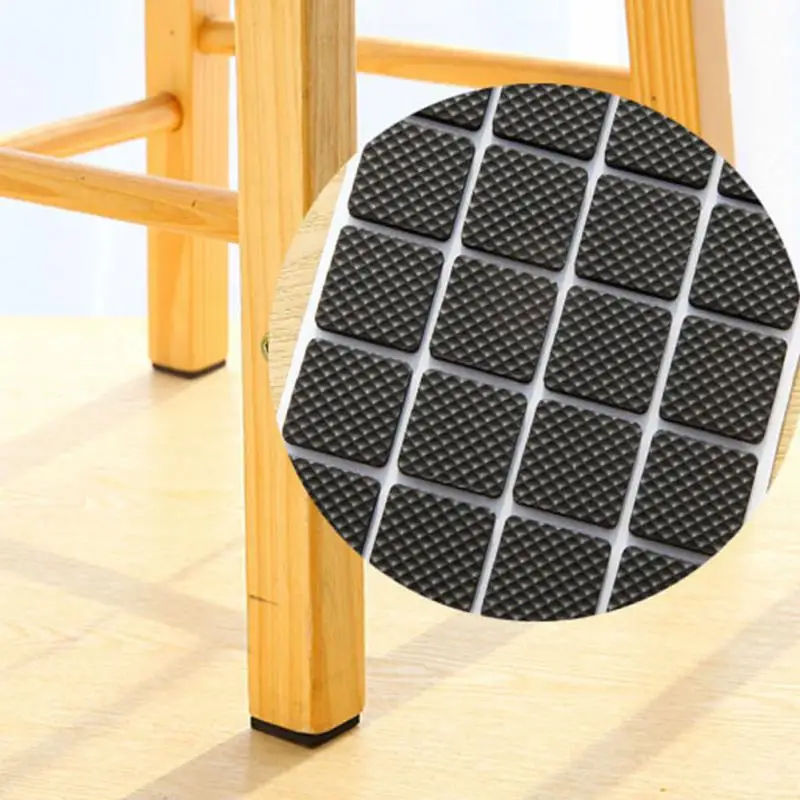 

Adhesive Rubber Furniture Feet Floor Protector Pads Anti-Skid Scratch DIY Resistant Mats Table Legs Stools Chairs Protect