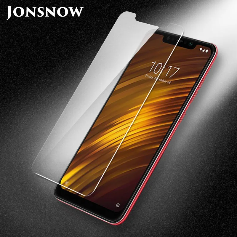 JONSNOW 10 шт закаленное Стекло для Xiaomi Pocophone F1 Глобальный Версия ЖК-дисплей Экран