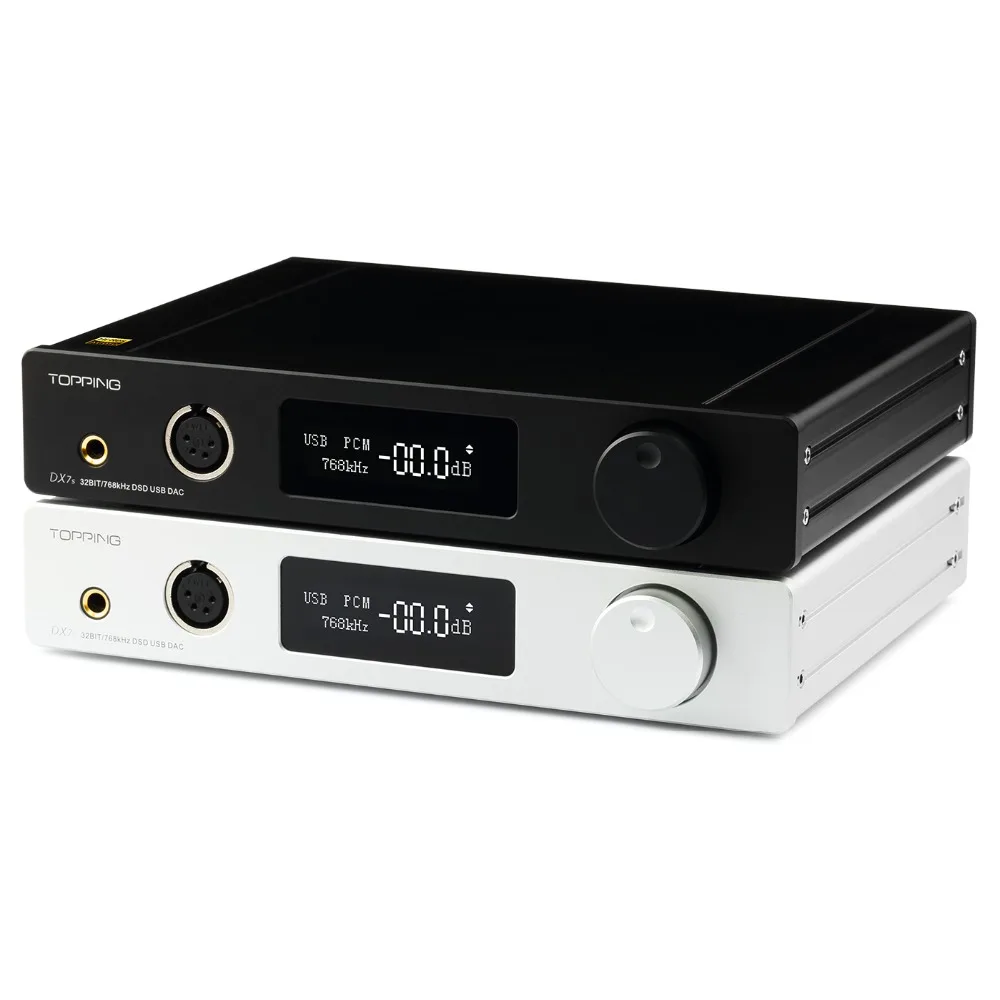 Усилитель для наушников TOPPING DX7s 2 * ES9038Q2M 32 бит/768K DSD512 полный сбалансированный USB DAC