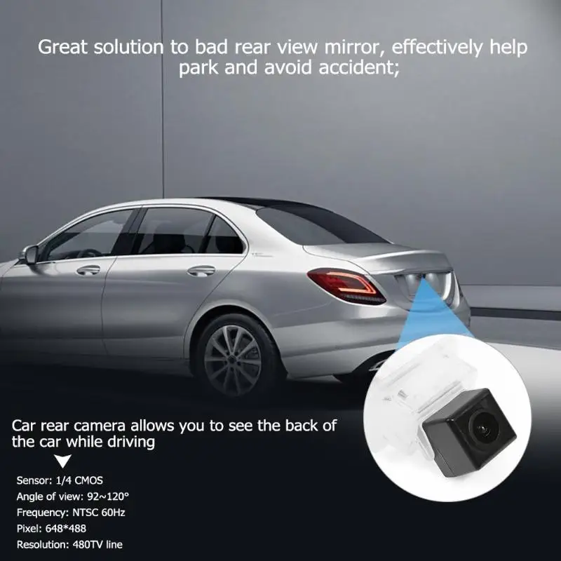 

Car Rear View Camera Original Screen Waterproof Night Vision Reversing Camera For Mercedes Benz C/E Class W204 W212 C207 W207