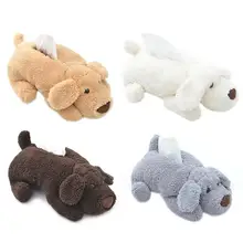 Мультфильм коробка ткани мило собака кукла автомобиль плюшевые ткани Обложка собака Форма контейнер для салфеток Милая машина украшения