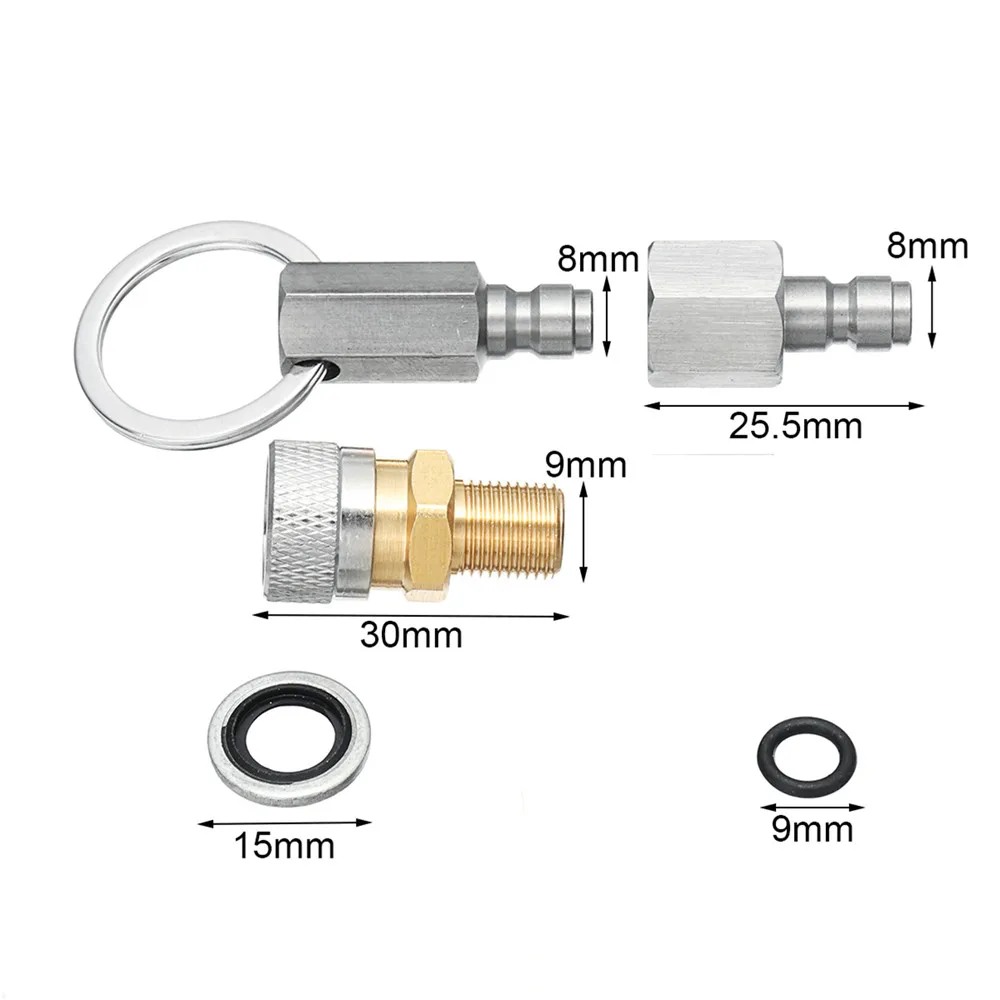 1/8 дюймов BSP БЫСТРОРАЗЪЕМНАЯ муфта фитинги зарядный шланг адаптер Комплект для Пневматические винтовки PCP