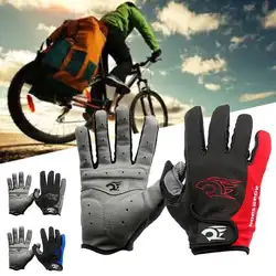 Спортивные перчатки полный палец гелевые мягкие велосипедные перчатки мужские женские перчатки для езды на горном велосипеде