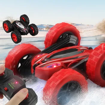 

Kids 1:24 2.4GHz 360 Degree Rotation RC Remote Control Stunt Car Toy with USB Cable Battery for Kids Children