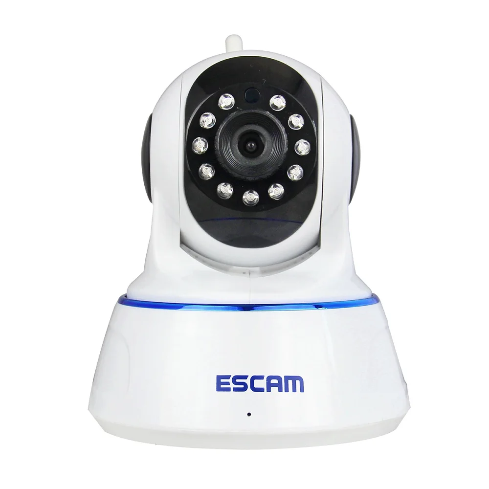 Escam Qf002 Мини Wi-Fi Ip Камера Hd 720 P видеонаблюдения Камера Системы P2P ИК двухстороннее аудио Micro-Sd карты слот ЕС Plug