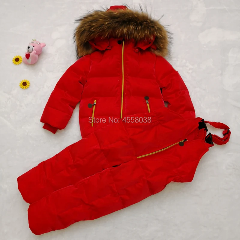 

2019 Children Hooded Warm Wadded Jacket Winter Coat Big Fur Collar Slim Fashion Thick Down Cotton Parka Child Plus Size