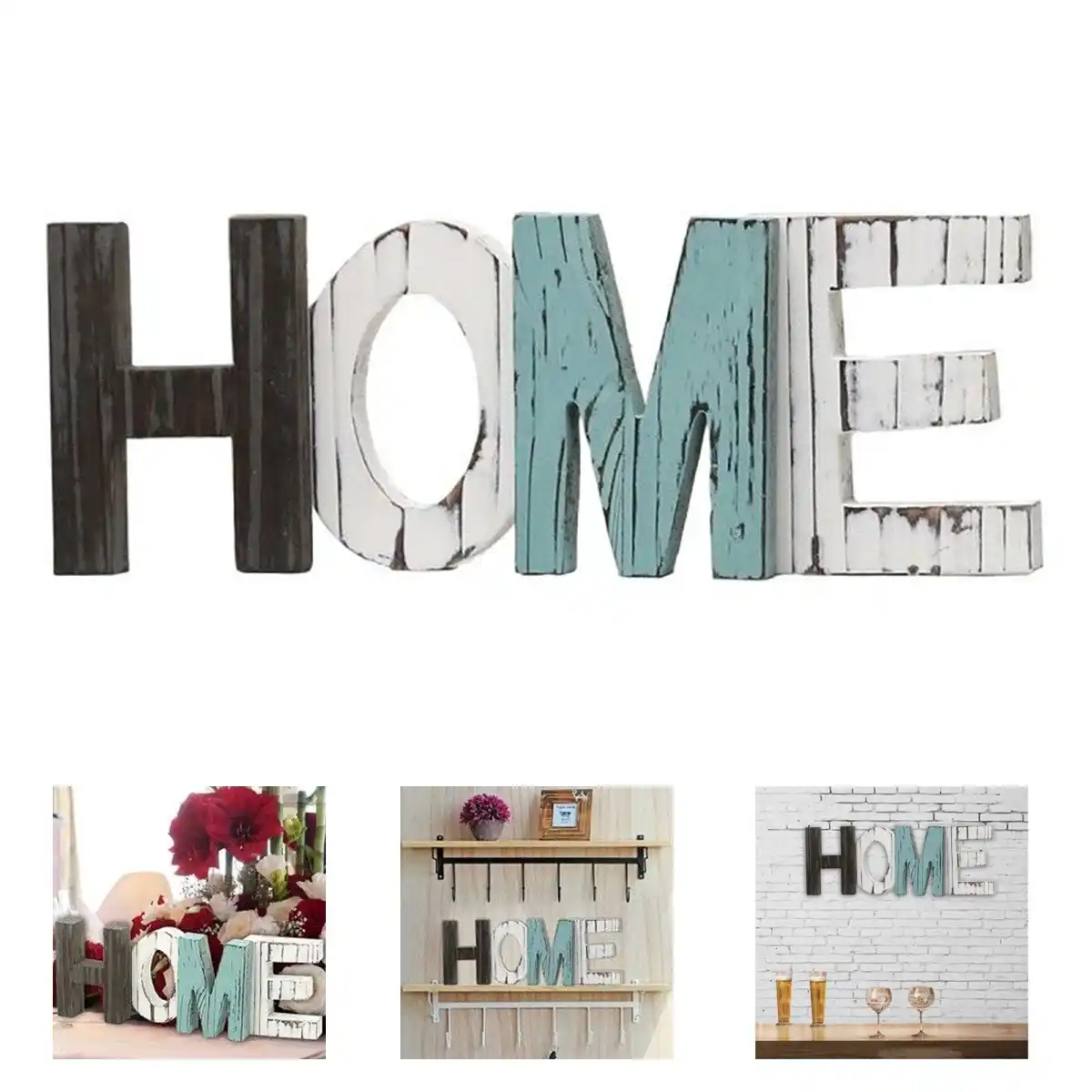 Home Wooden Furniture Decorative Letters Large Wooden Letter