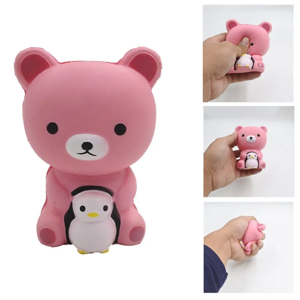 Squeeze Toys Mini Adorable Bear Super Slow Rising Kids Fun Toy Stress