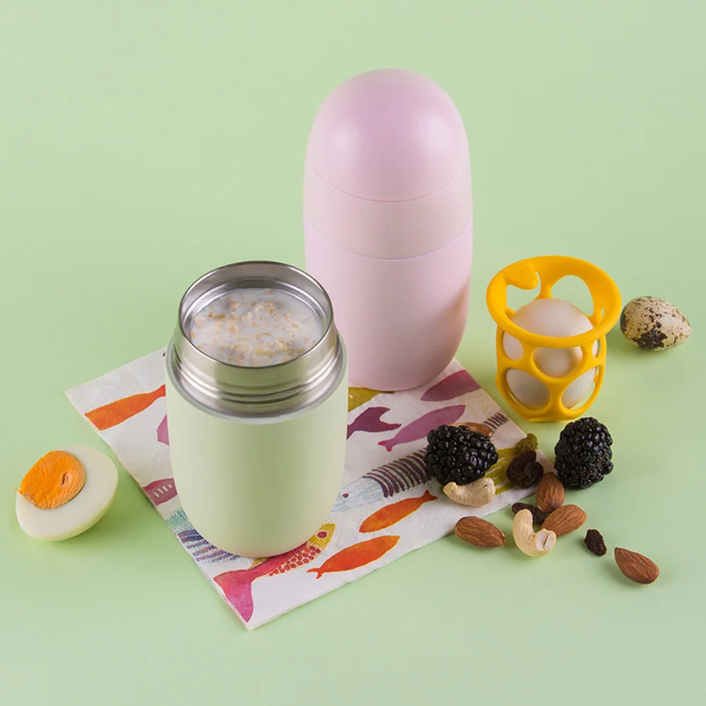 

Xiaomi S - U35ES Kiss-Kiss Fish Egg Breakfast Water Bottle Vacuum Insulation Portable Timer Bottle From Xiaomi Youpin 380ml