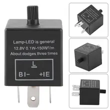 Relé intermitente LED electrónico ajustable para intermitente de luz de intermitente CF14 JL-02 a CF 14K, relé de intermitencia LED para motocicleta