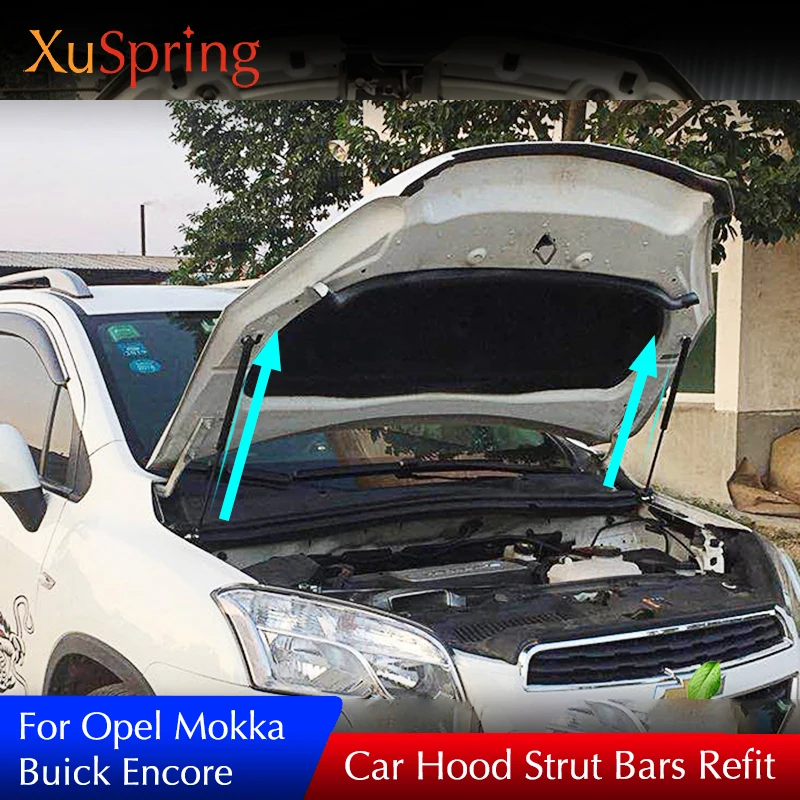 

For Opel Mokka Buick Encore 2013-2019 Hood Cover Lift Supporting Bracket Spring Gas Shock Strut Bars Support Rod Car-styling
