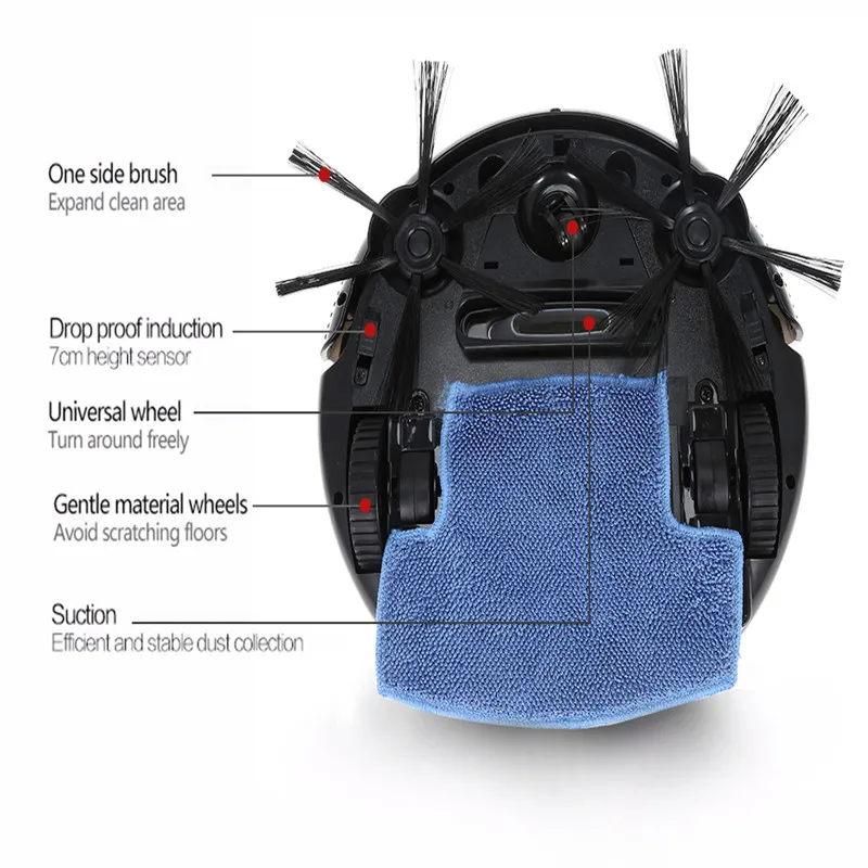 S320 Robotic Vacuum Cleaner with Mopping Cloth