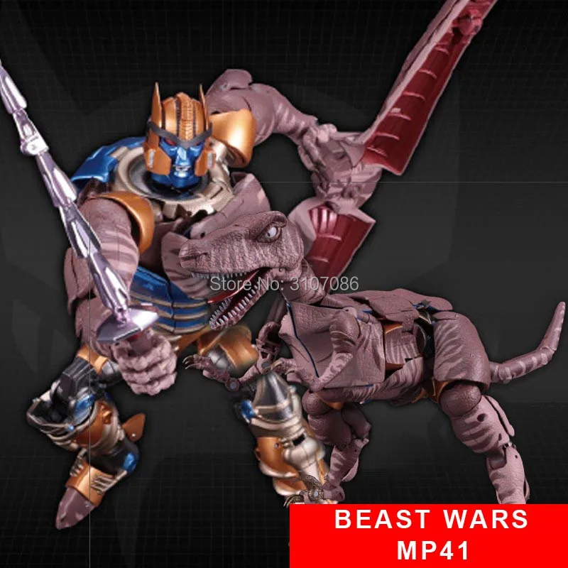 

TKR Transformation BW Dinobot MP41 MP-41 Beast Wars Tyrannosaurus Rex KO Dinosaur Warrior Action Figure Robot Toys