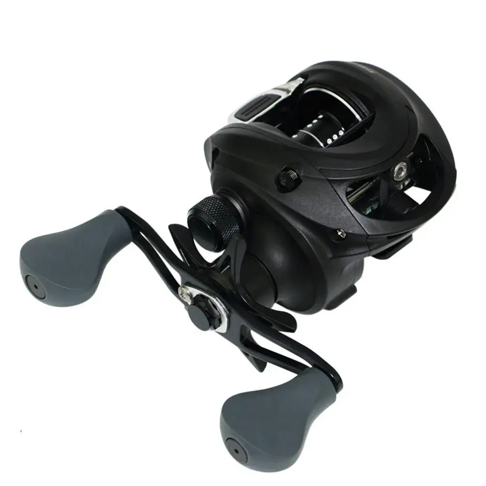 

Lizard Fishing Reel Bait Casting Gear Ratio 6.2:1 Metal Spool 18+1BB Bearing 170g Lightweight Baitcast Reel Left/Right Hand