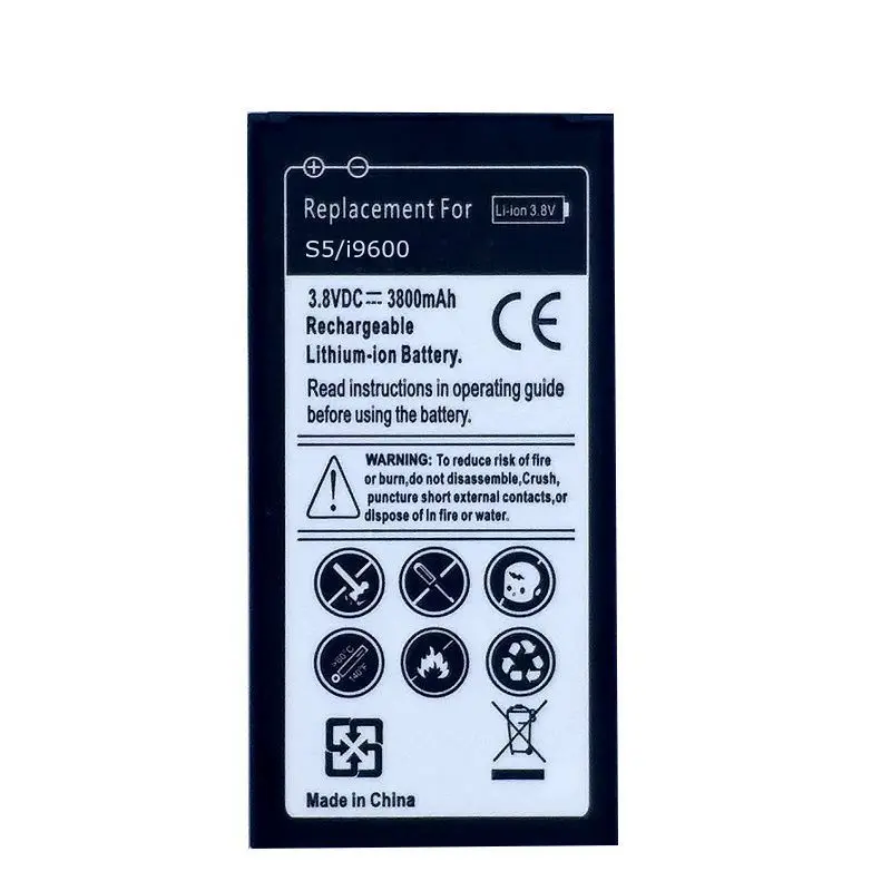 

Suqy 5pcs EB-BG900BBU li-ion Battery EB-BG900BBC EB-BG900BBE for Samsung Galaxy S5 Rechargeable Batteries Accumulator bateria
