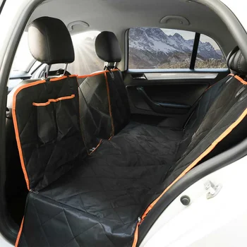 

High quality Pet Dog Travel Car Backseat Cover Mat with Safety Barrier Waterproof Seat Cover Pet Mats Hammock Cushion Protector