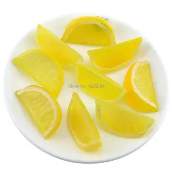 

Gresorth 9 PCS Artificial Yellow Lemon Slice Fake Fruits Slices Home Table Cabinet Decoration