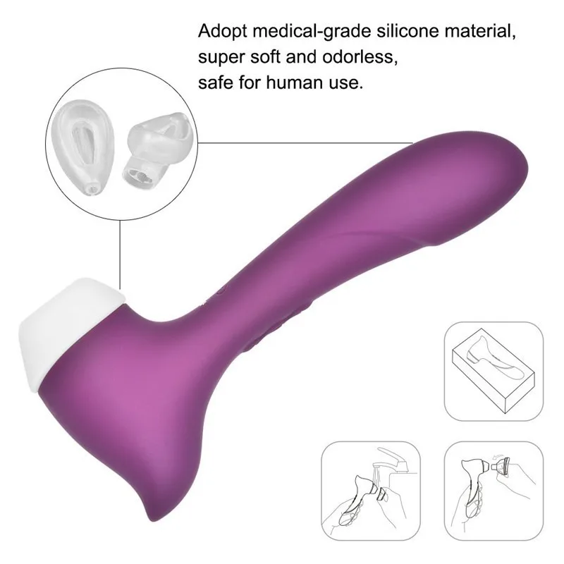 Powerful Nipple Vibrator G Spot Nipple Clitoris Stimulator Vibrator Clitoris Vibrator Suction Clitoris Sucker Sex Toys X275
