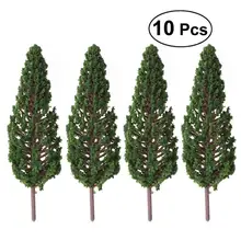 WINOMO 10 шт. Модель деревья Парк улица Diorama расположение пейзажей миниатюрный пейзаж