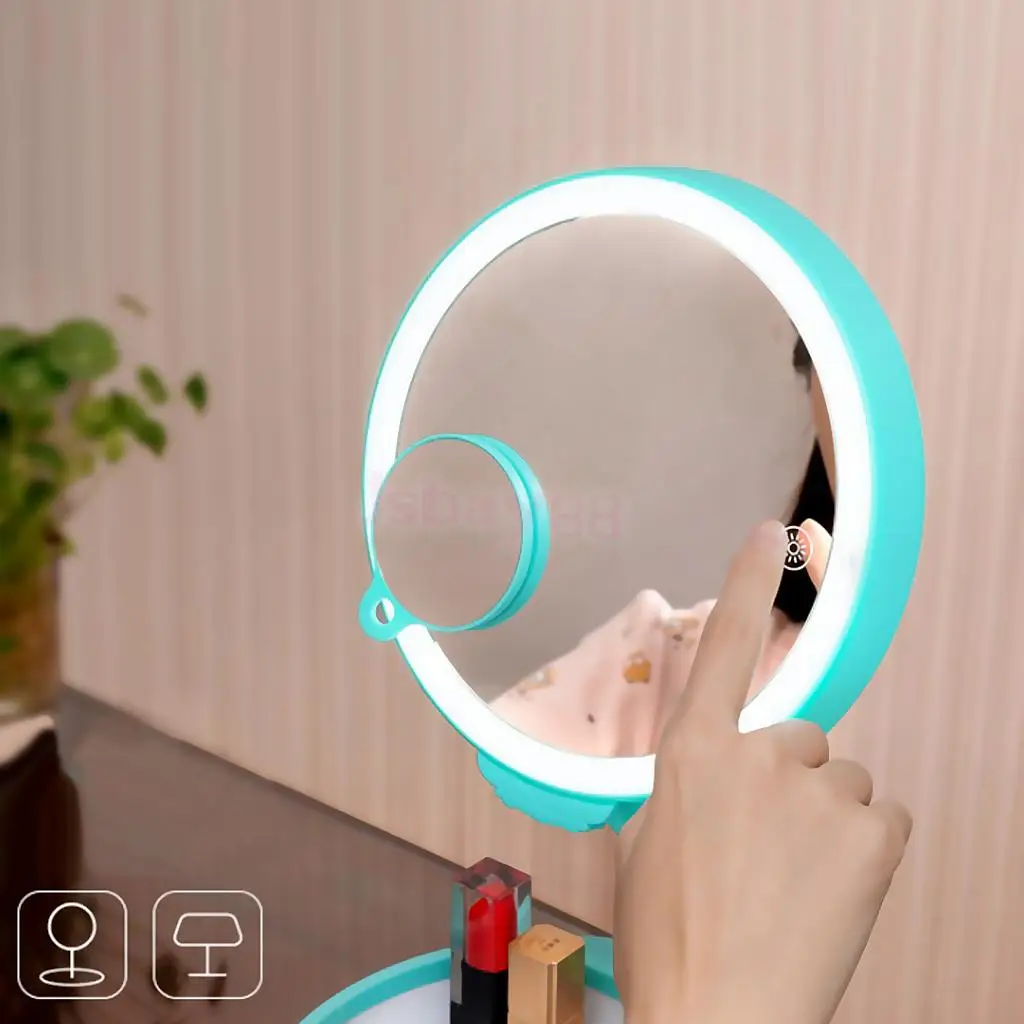 

Portable Makeup Cosmetic LED Lighted Mirror 3x Magnifying Mirror Sensor-Type/Touch-Type