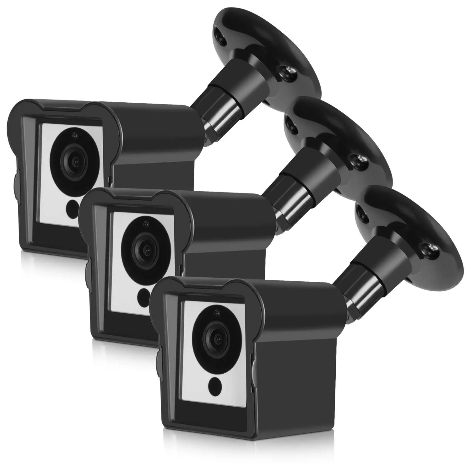 

1pcack360 Degree Wall Mount Bracket WeatherProof Indoor Outdoor Holder Stand Protective Housing Cover Case for Wyze Cam 1080p
