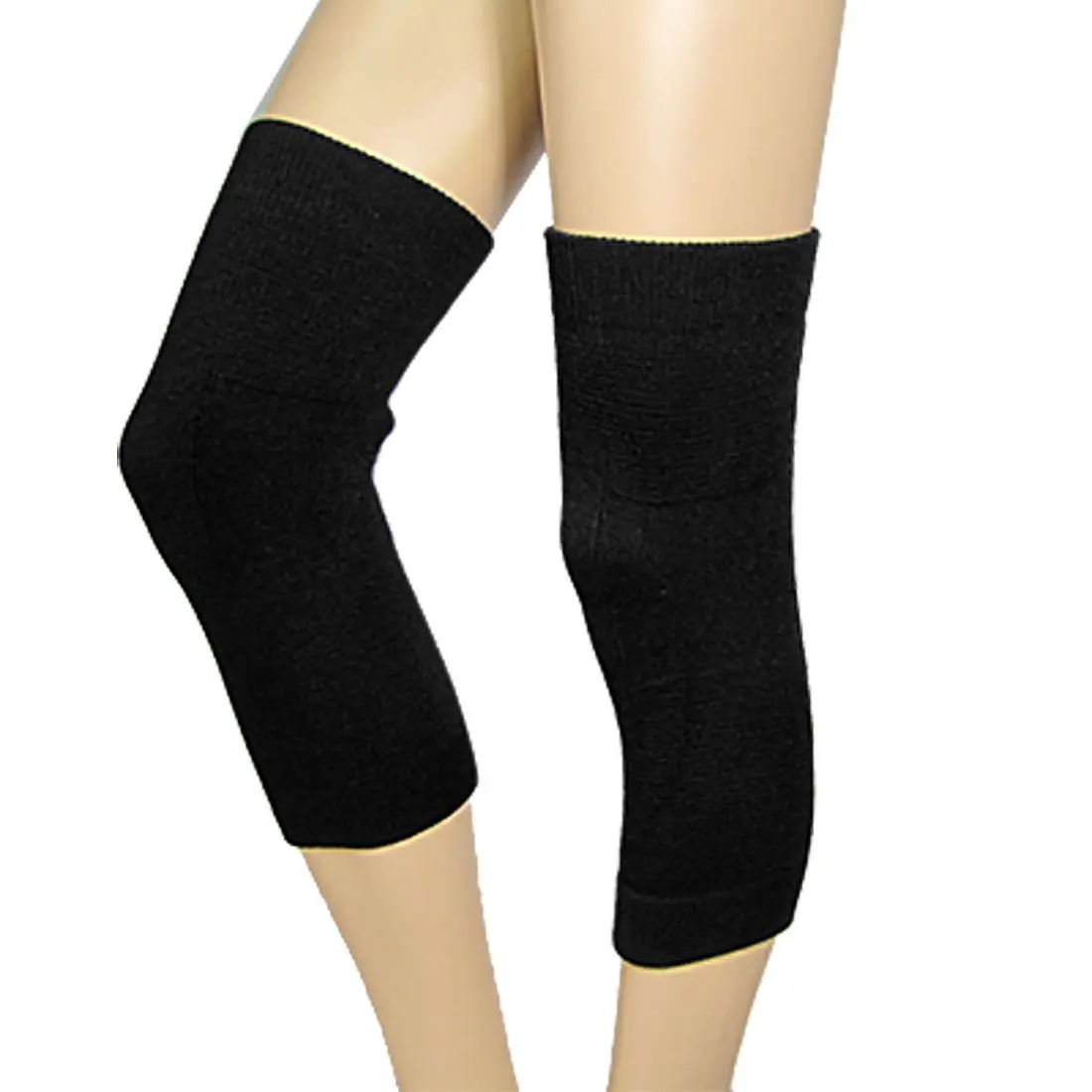 

Fashion Beauty Lady's Knee Soft Warmers Wraps Black-Hot